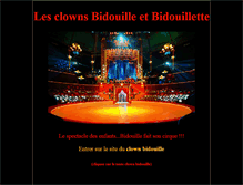 Tablet Screenshot of clown-bidouille.com